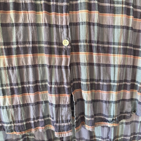 Madewell Oakbrook Plaid Trapeze Button Down‎ Shirt - Picture 16 of 16